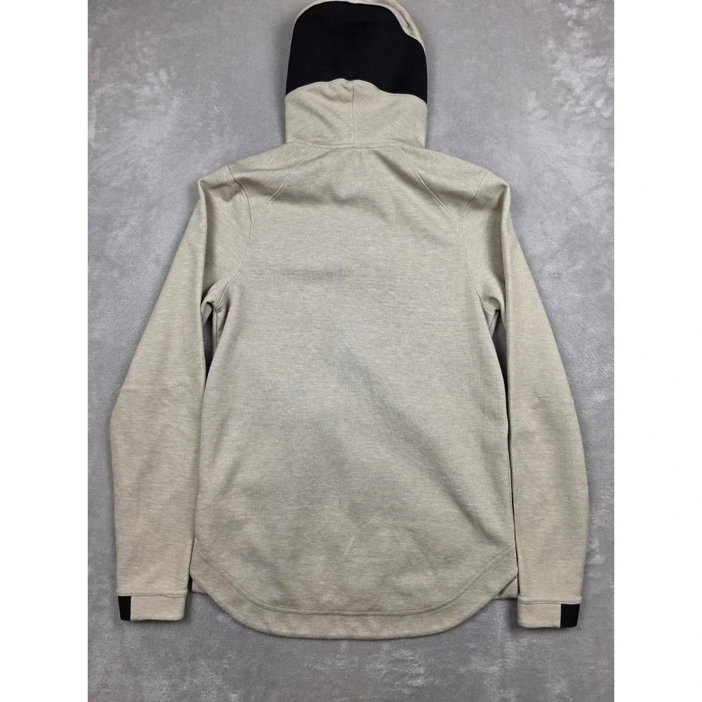 Nike Hyper Elite Showtime Full-Zip Basketball Hoodie Mens S Tan 858447 *Read